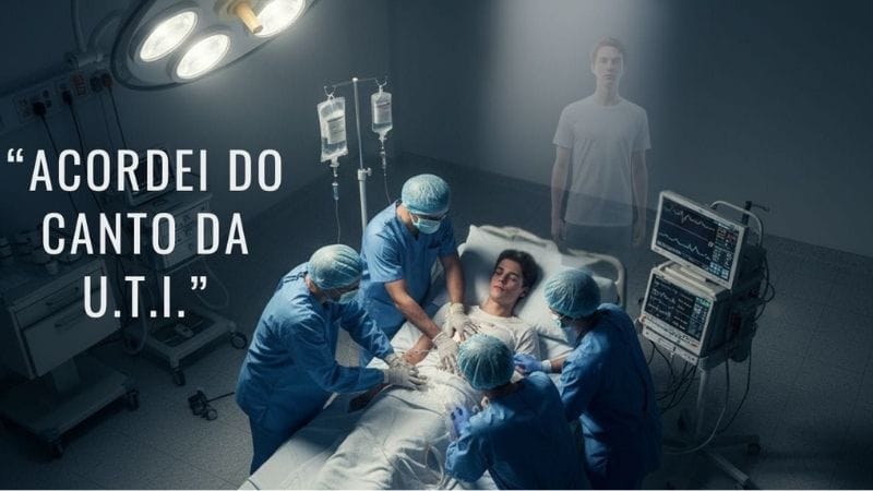 RECONSTITUIÇÃO EQM LUCAS OLLES - DESPERTOU EM ESPÍRITO NO CANTO DA U.T.I. DALI OBSERVAVA TUDO O QUE ACONTECIA