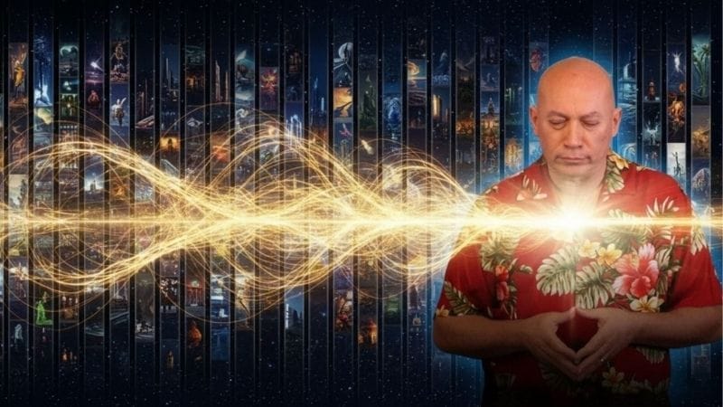 Bashar - O poder do Agora, mostrando como uma mudança no presente reverbera por todas as linhas temporais - Arqueologia Espiritual