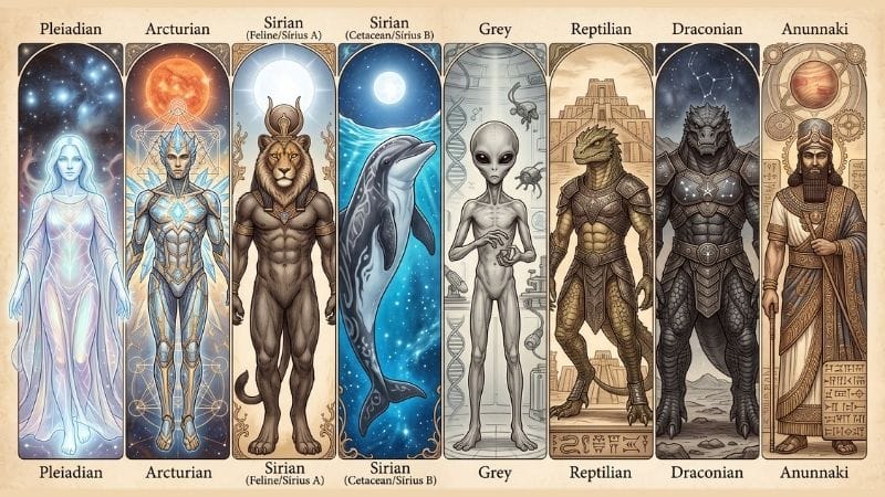 Animação representativa da Arqueologia Espiritual
